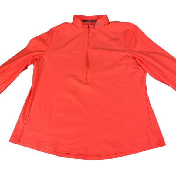 Under Armour Fitted Running Women's Long Sleeve Workout Shirt XL Quarter Zip - Picture 9 of 13